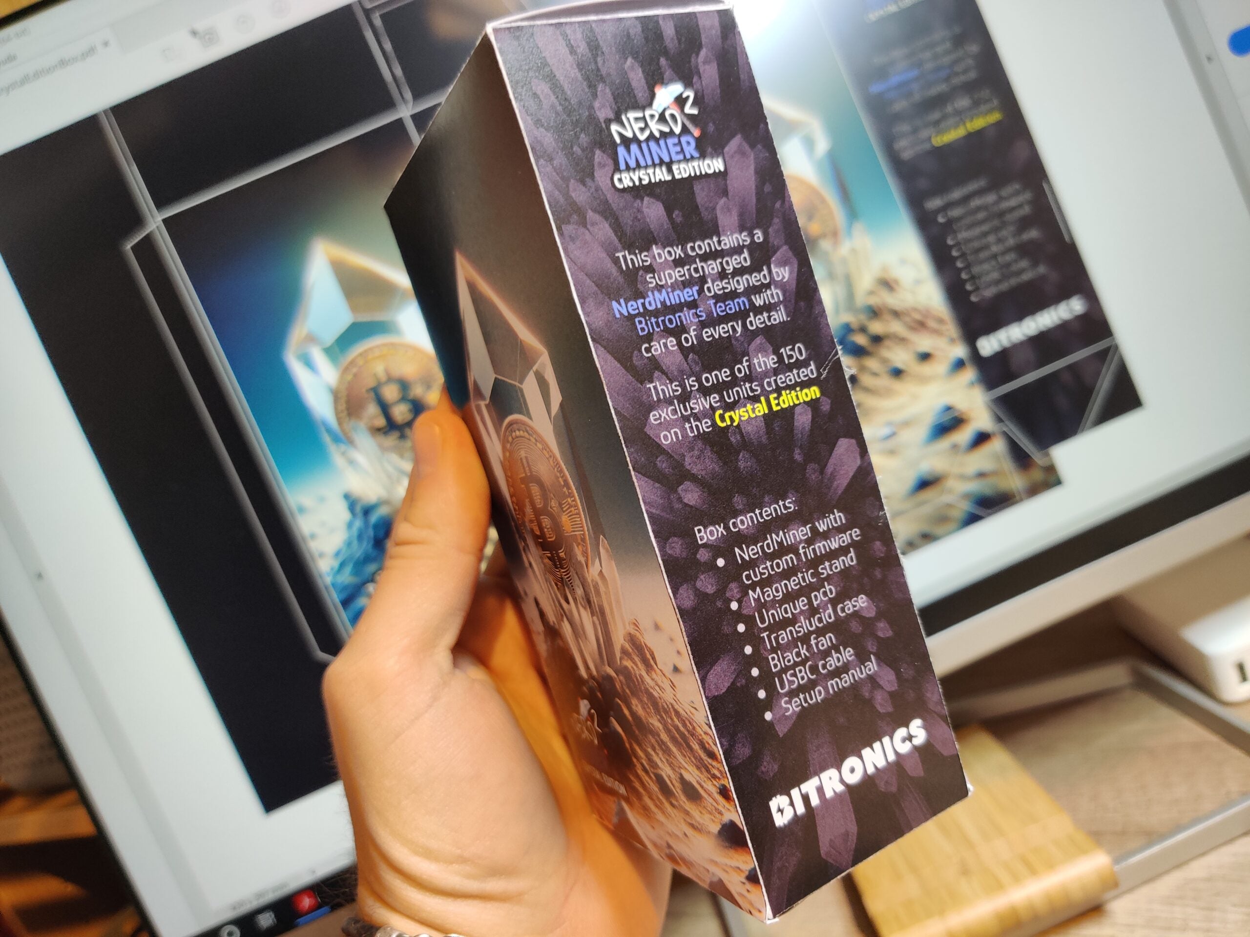 NerdMiner Crystal Edition — afbeelding 3