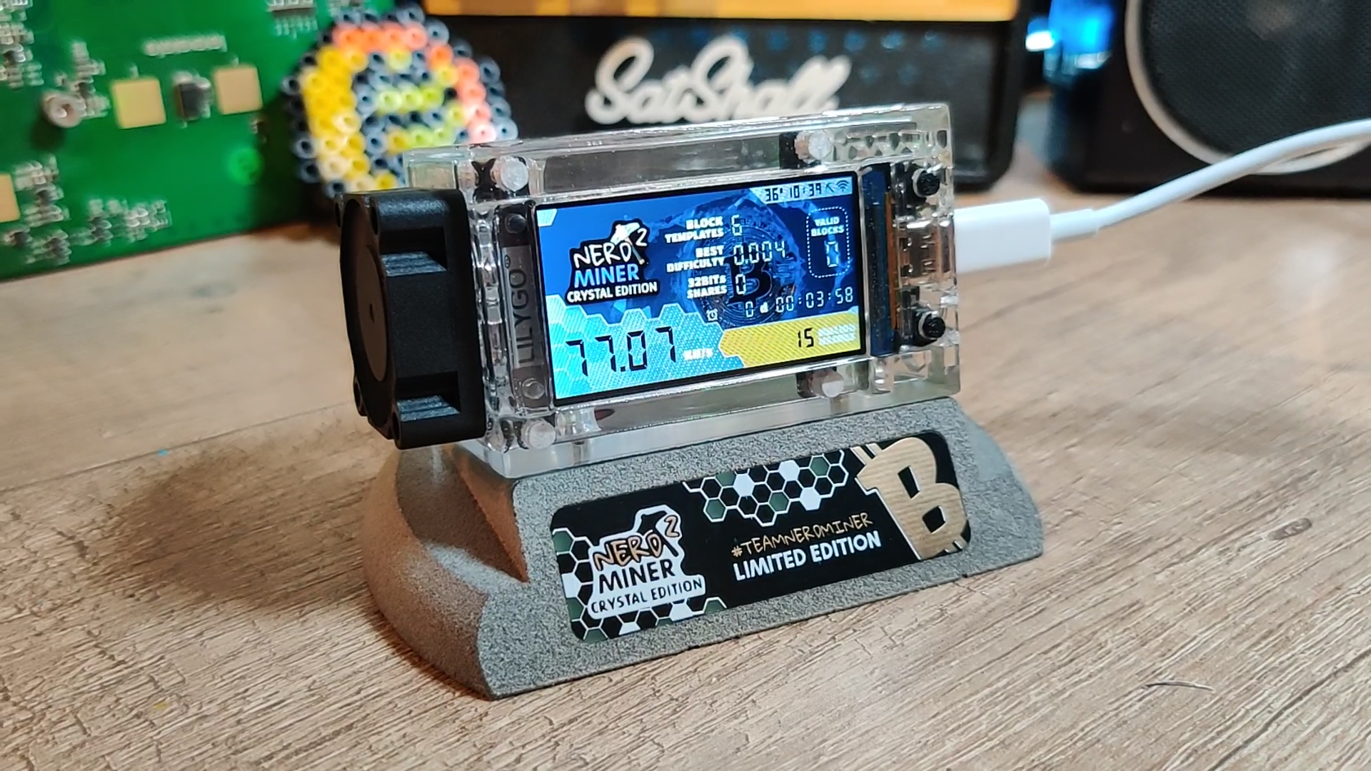 NerdMiner Crystal Edition — afbeelding 5