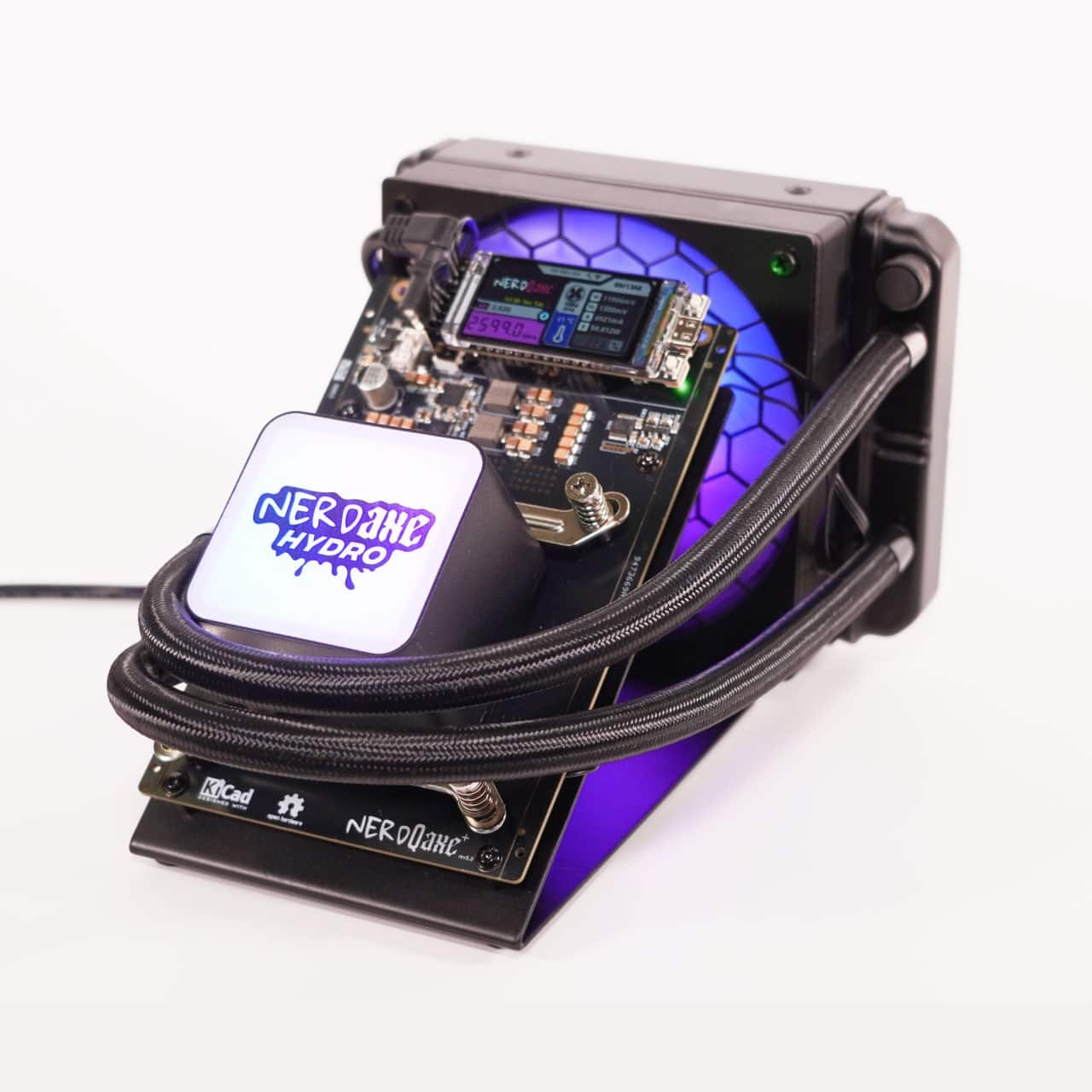 NerdQaxe+ Hydro Bitcoin Solo Miner — afbeelding 4